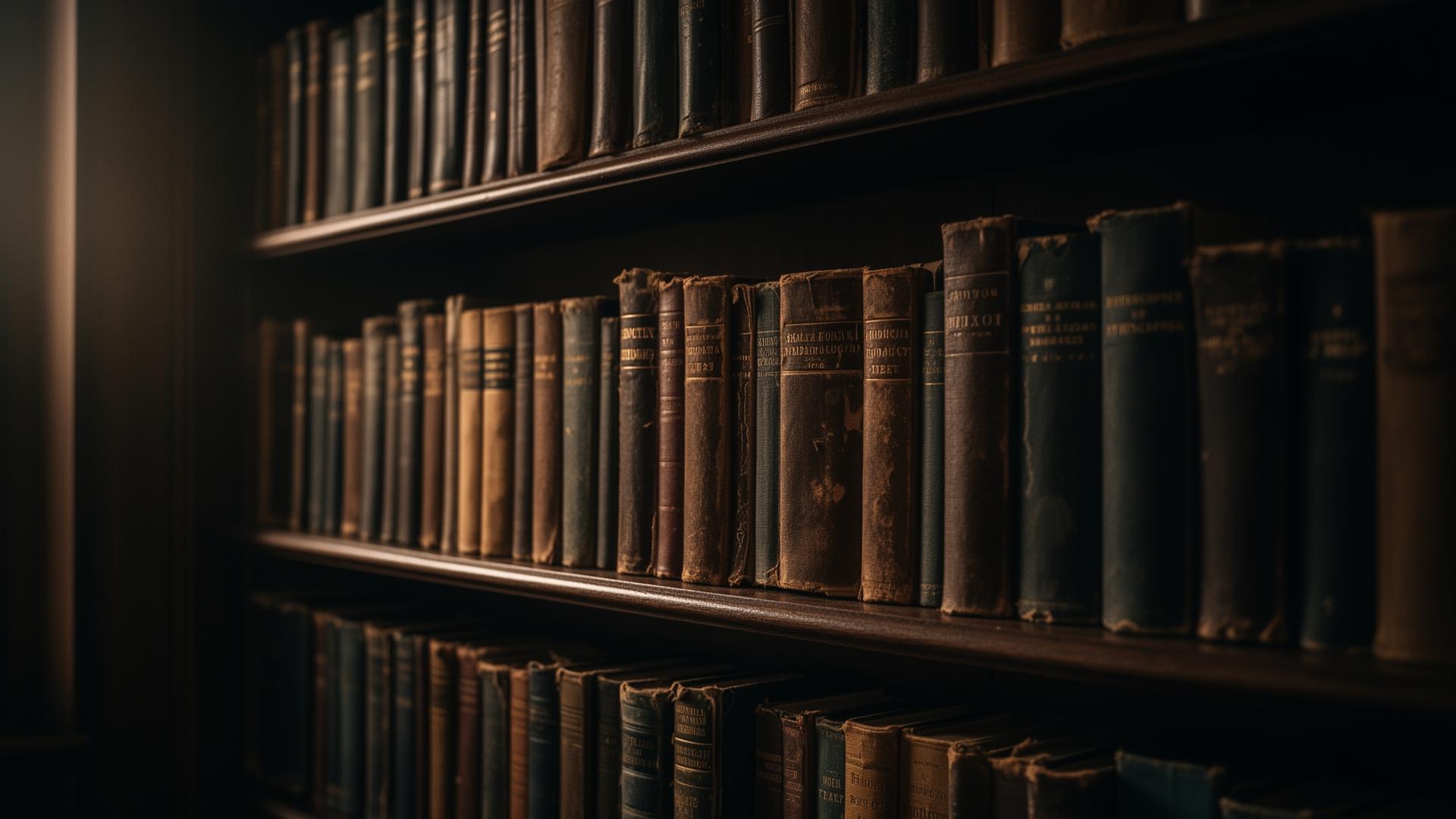 Rak buku filsafat dan politik klasik